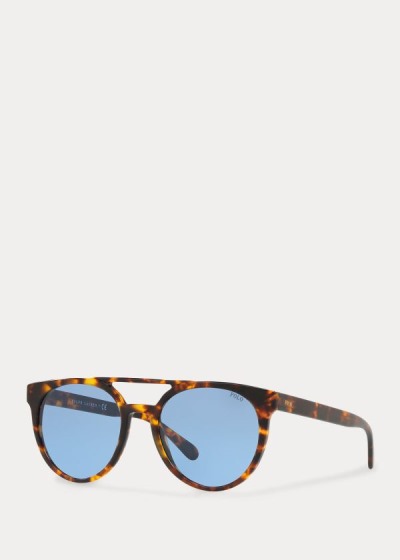 Men's Polo Ralph Lauren Keyhole-Bridge Sunglasses | 058412OAK